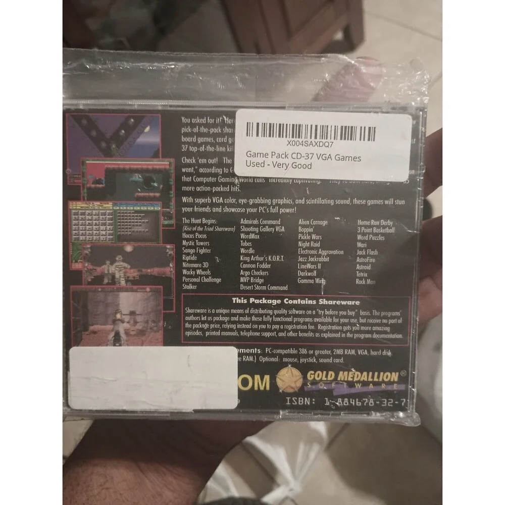 Gold Medallion Game Pack CD 37 VGA Gamers Volume 2